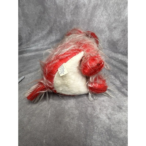 Vintage Fable Toy Plush Red‎ Dog Carnival Fair Scruffy Plush - Picture 12 of 15